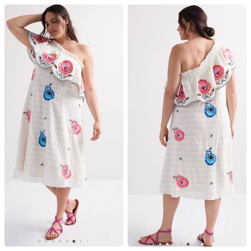 NWT Plenty by Tracey Reese Floral Dress size 2x